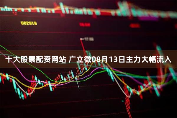 十大股票配资网站 广立微08月13日主力大幅流入